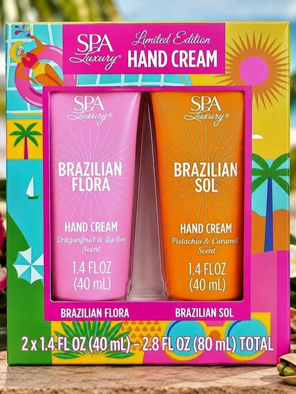 Spa Luxury Limited Edition Brazilian Flora & Brazilian Sol Hand Cream Set Hand